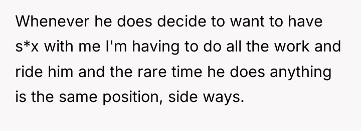 Whenever he does decide to want to have s*x with...
