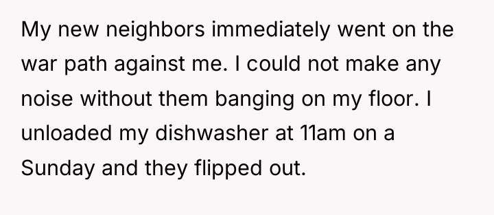 My new neighbors immediately went on the war path against...