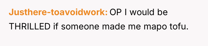 Justhere-toavoidwork OP I would be THRILLED if someone made me...