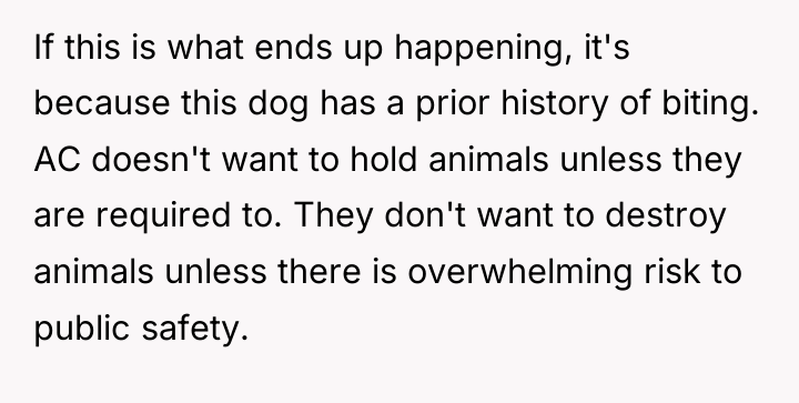 If this is what ends up happening, it's because this...