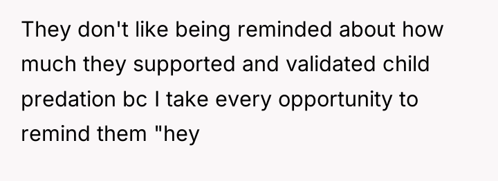 They don't like being reminded about how much they supported...