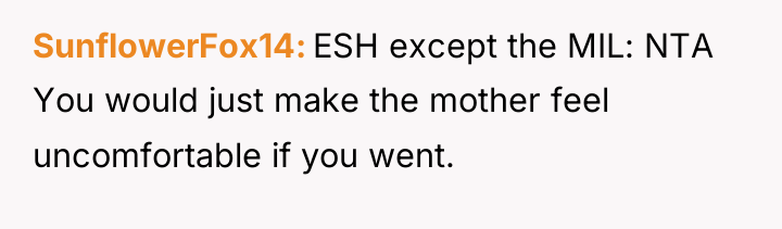SunflowerFox14 ESH except the MIL: NTA You would just make...