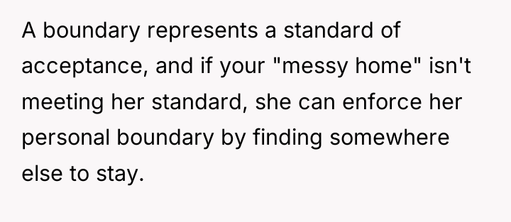 A boundary represents a standard of acceptance, and if your...