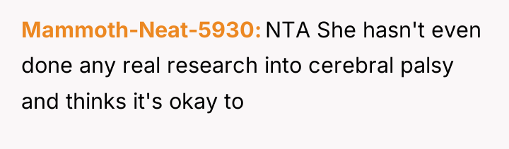Mammoth-Neat-5930 NTA She hasn't even done any real research into...