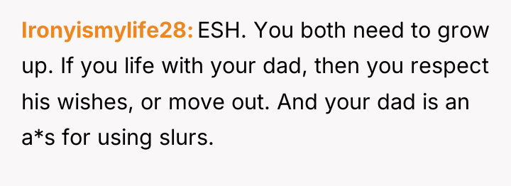 Ironyismylife28 ESH. You both need to grow up. If you...