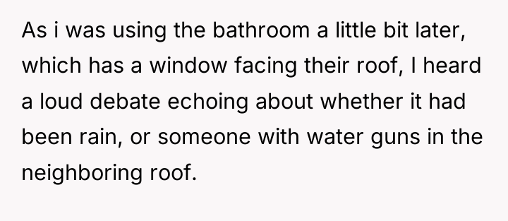 As i was using the bathroom a little bit later,...