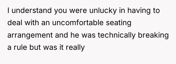 I understand you were unlucky in having to deal with...