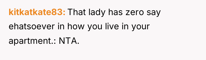 kitkatkate83 That lady has zero say ehatsoever in how you...