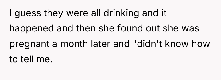 I guess they were all drinking and it happened and...