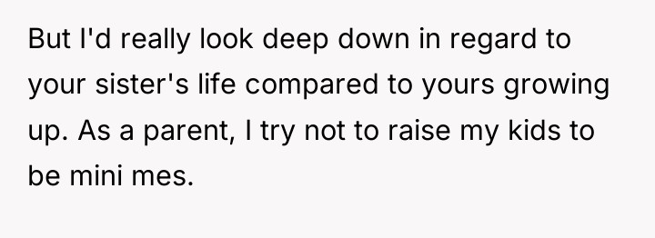 But I'd really look deep down in regard to your...