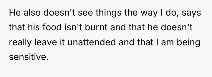 He also doesn't see things the way I do, says...