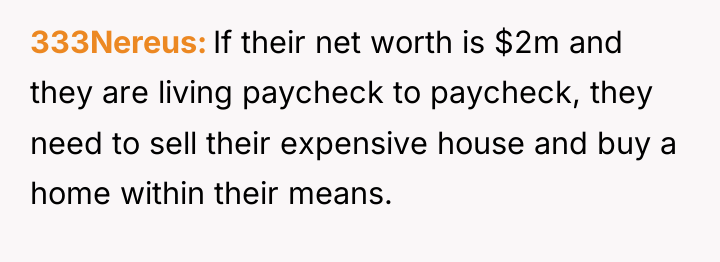 333Nereus If their net worth is $2m and they are...