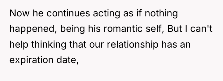 Now he continues acting as if nothing happened, being his...