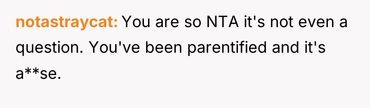 notastraycat You are so NTA it's not even a question....