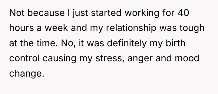 Not because I just started working for 40 hours a...