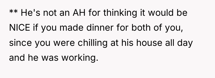 ** He's not an AH for thinking it would be...