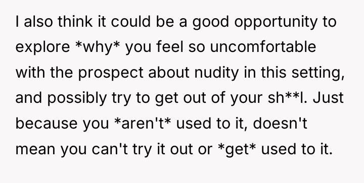 I also think it could be a good opportunity to...