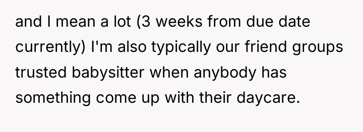 and I mean a lot (3 weeks from due date...