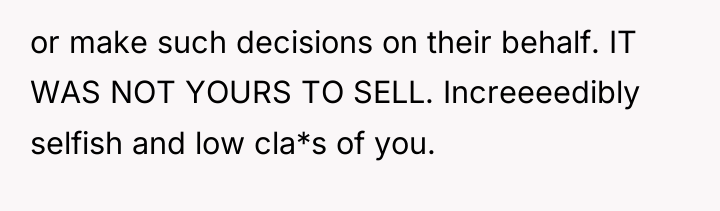 or make such decisions on their behalf. IT WAS NOT...