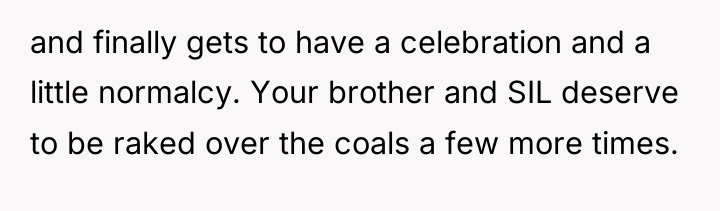 and finally gets to have a celebration and a little...