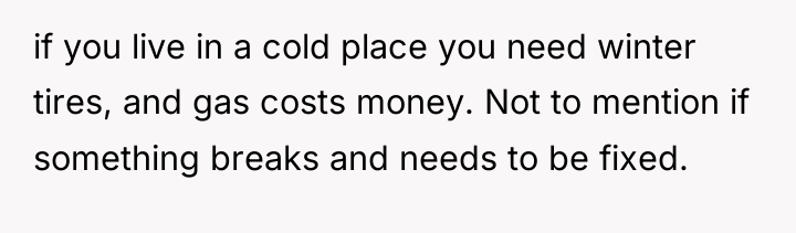 if you live in a cold place you need winter...