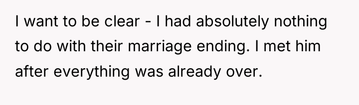 I want to be clear - I had absolutely nothing...
