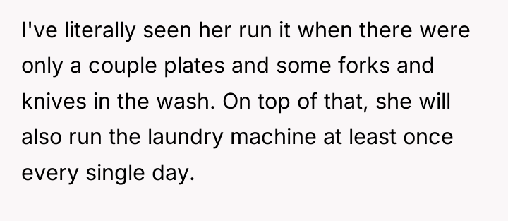 I've literally seen her run it when there were only...