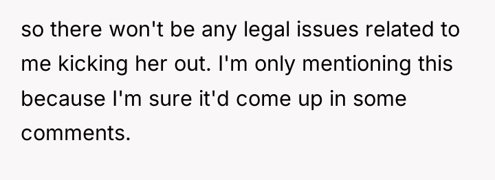 so there won't be any legal issues related to me...