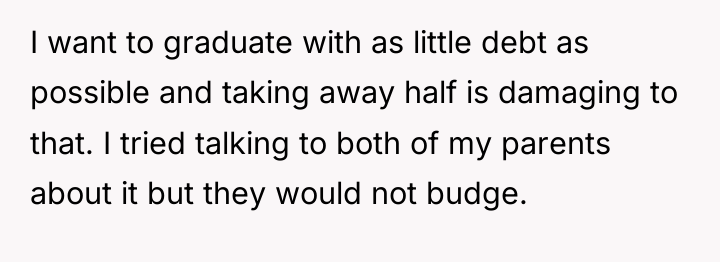 I want to graduate with as little debt as possible...