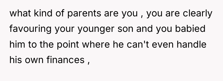 what kind of parents are you , you are clearly...
