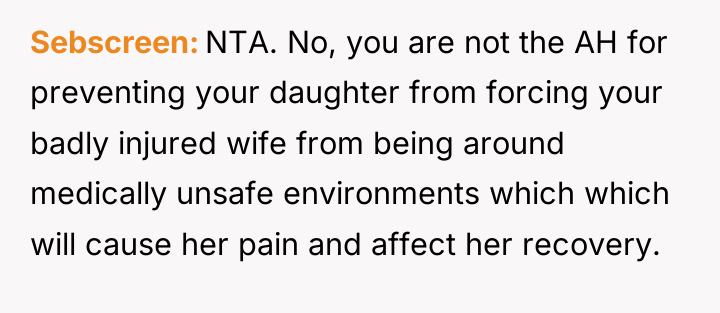 Sebscreen NTA. No, you are not the AH for preventing...