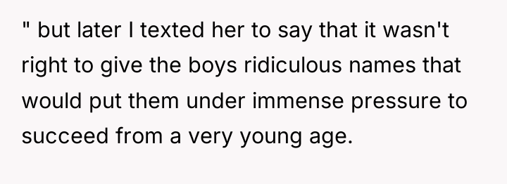 " but later I texted her to say that it...