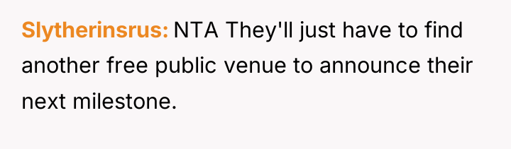 Slytherinsrus NTA They'll just have to find another free public...