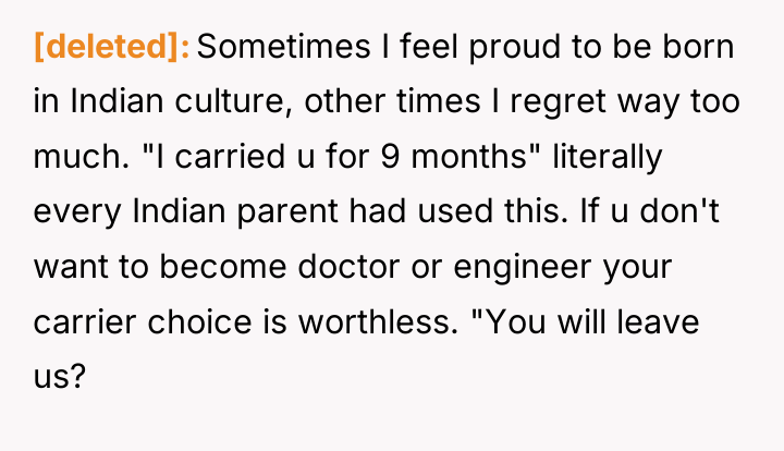 [deleted] Sometimes I feel proud to be born in Indian...
