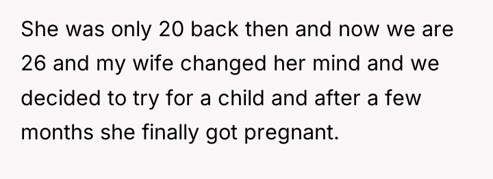 She was only 20 back then and now we are...
