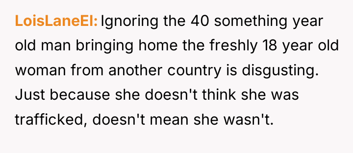 LoisLaneEl Ignoring the 40 something year old man bringing home...