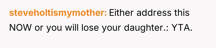 steveholtismymother Either address this NOW or you will lose your...
