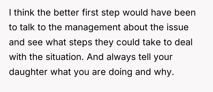 I think the better first step would have been to...