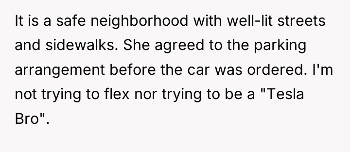 It is a safe neighborhood with well-lit streets and sidewalks....
