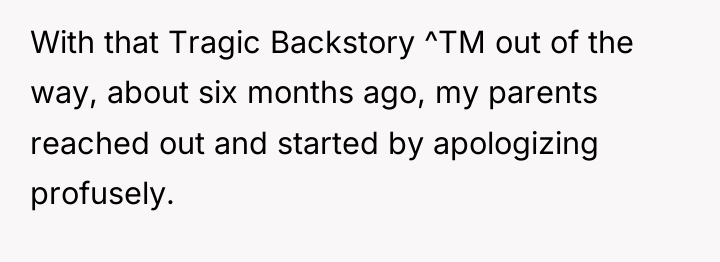 With that Tragic Backstory ^TM out of the way, about...