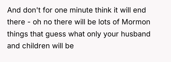 And don't for one minute think it will end there...