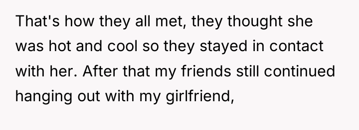 That's how they all met, they thought she was hot...