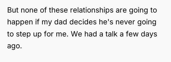 But none of these relationships are going to happen if...