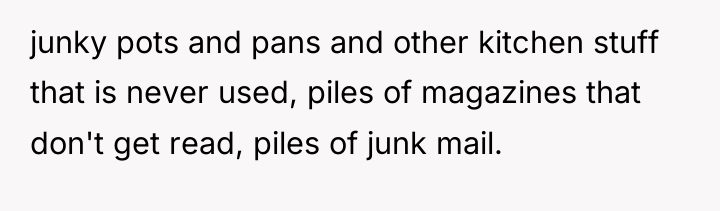 junky pots and pans and other kitchen stuff that is...