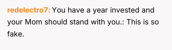 redelectro7 You have a year invested and your Mom should...