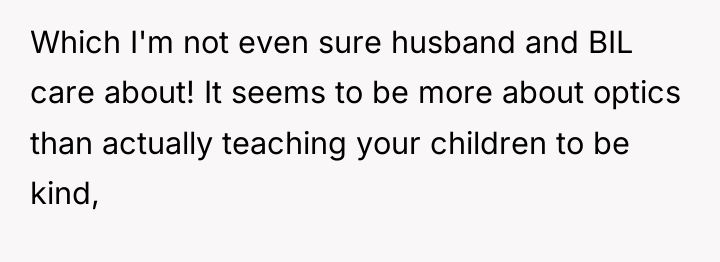 Which I'm not even sure husband and BIL care about!...