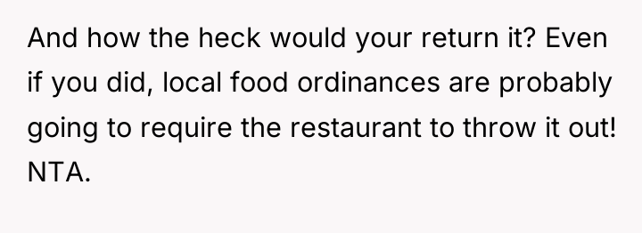 And how the heck would your return it? Even if...