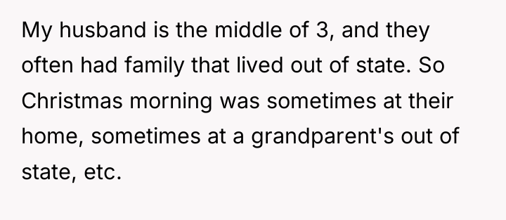 My husband is the middle of 3, and they often...