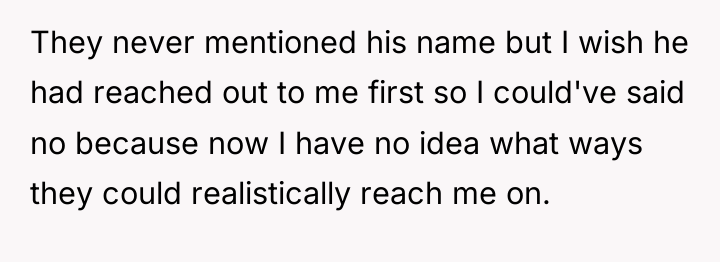 They never mentioned his name but I wish he had...