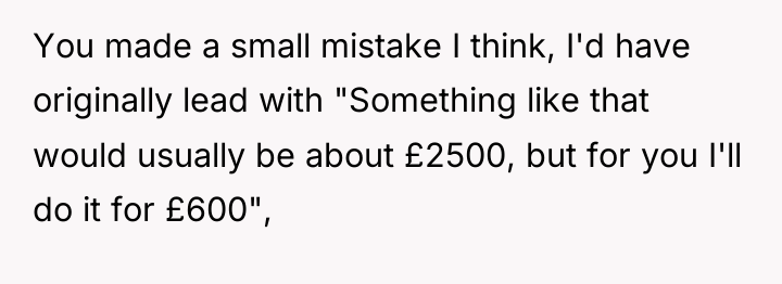 You made a small mistake I think, I'd have originally...